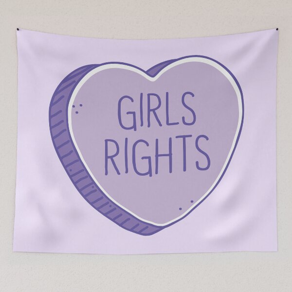 Item preview, GIRLS rights in candy heart designed and sold by jazzydevil.