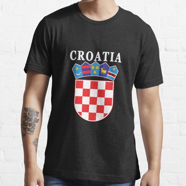 Croatia Soccer Jersey Style Deluxe Essential T-Shirt for Sale by