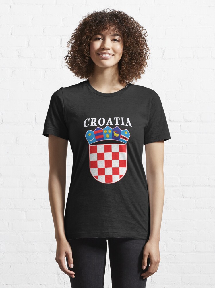 Croatia Soccer Jersey Style Deluxe Essential T-Shirt for Sale by