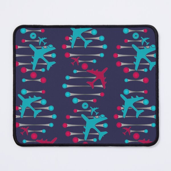 Item preview, Funny Aviation Pilot DNA - Airplanes Lover - Aviator Pattern Blue Artwork designed and sold by Ikaroots.
