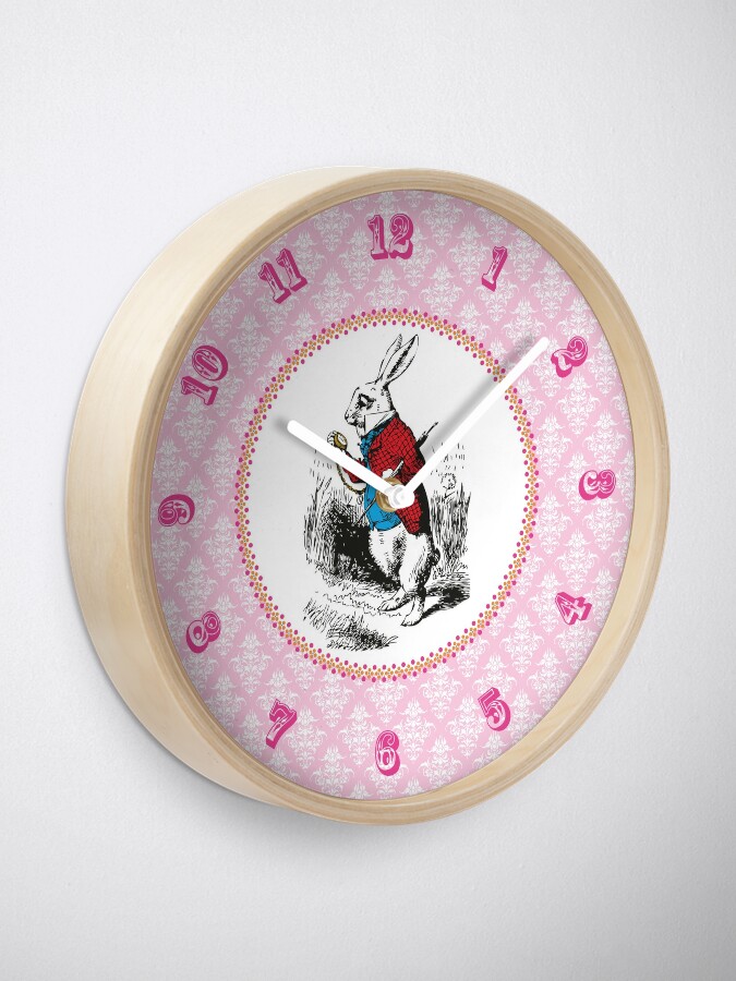 White Rabbit Alice in Wonderland Watches Time Clock for Sale by antiqueart