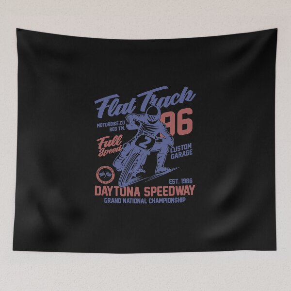 Item preview, Flat Track Classic T-Shirt.png designed and sold by MonicaCook.