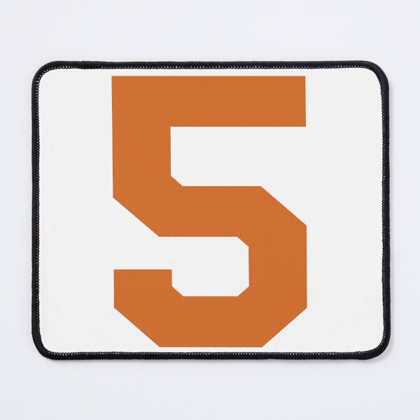Item preview, Number 5, Orange five, Sports number 5 designed and sold by TheCultStuff.