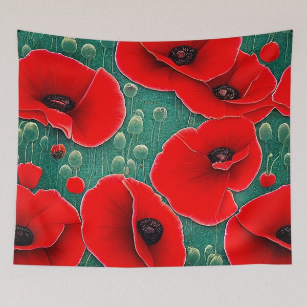 Item preview,  Bella Fresca Poppies Red Poppy - The whole world is a garden if you look at it correctly. designed and sold by Rocky Mountain Artistry.