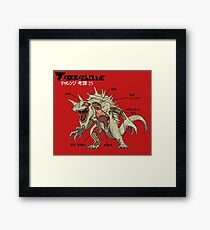 Lámina enmarcada Tarrasque Anatomy