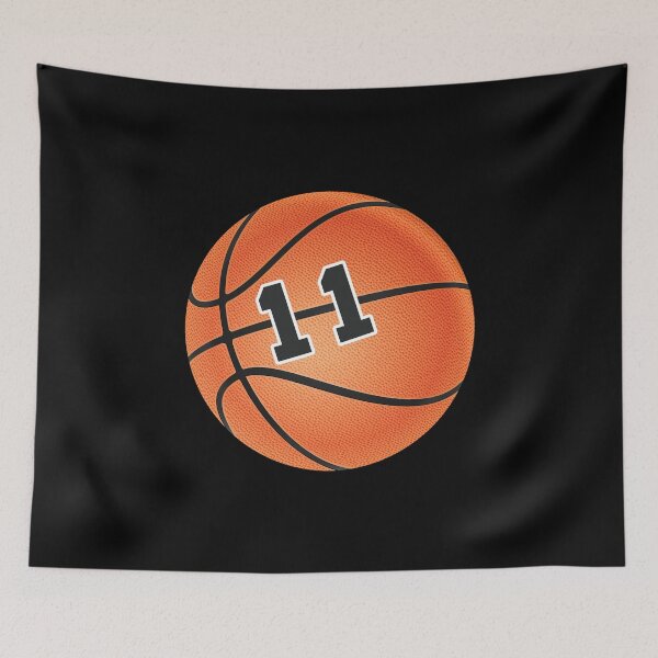 Item preview, Basketball ball number 11, eleven designed and sold by TheCultStuff.
