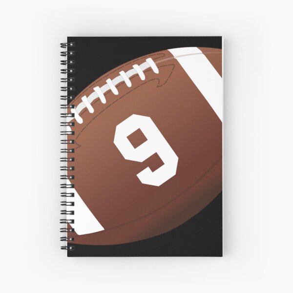 American football ball number 9, nine Poster for Sale by TheCultStuff