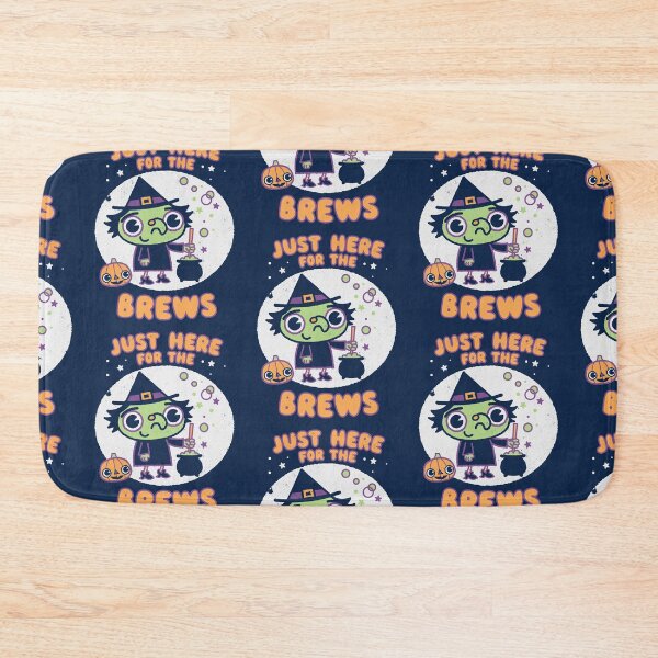 Item preview, Just Here for the Brews - Witchy Kawaii Style Halloween Pun dad Joke  designed and sold by WeirdPunderful.