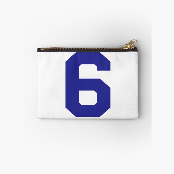Item preview, Number 6, Blue six, Sports number six designed and sold by TheCultStuff.