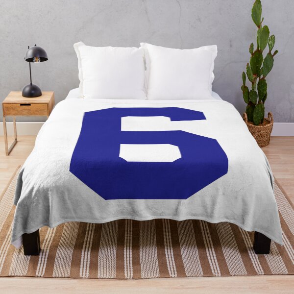 Item preview, Number 6, Blue six, Sports number six designed and sold by TheCultStuff.