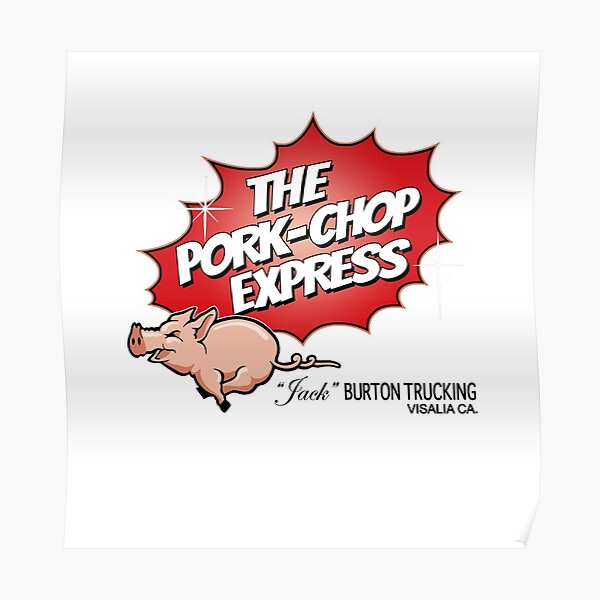 "Pork Chop Express Original HD Logo " Poster by Purakushi Redbubble