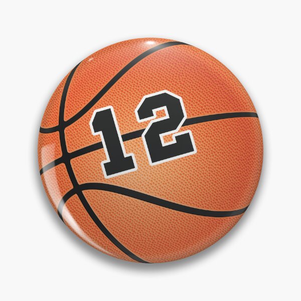 Item preview, Basketball ball number 12, twelve designed and sold by TheCultStuff.