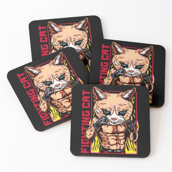 Item preview, Fighting  cat designed and sold by Puppy Paws.