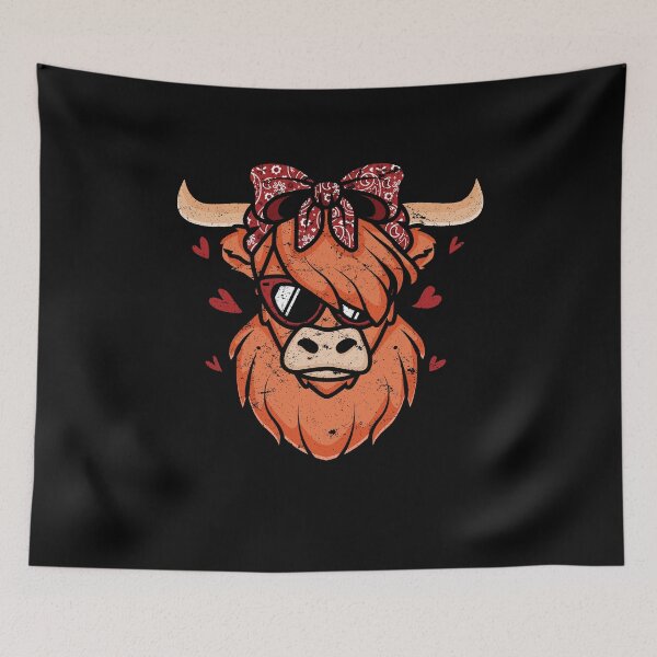 Item preview, Scotland Farm Scotsman Farmer Scottish Cow Hearts Highland designed and sold by DoSt-997.