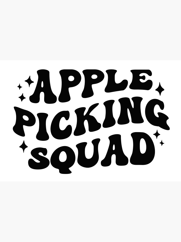 Discover Apple picking squad Apple harvest festival Premium Matte Vertical Poster