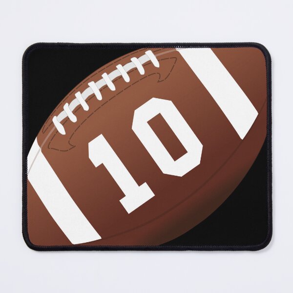 Item preview, American football ball number 10, ten designed and sold by TheCultStuff.