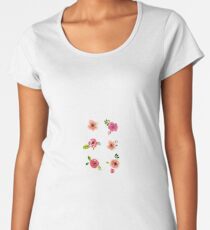 Flower Set Women's Premium T-Shirt