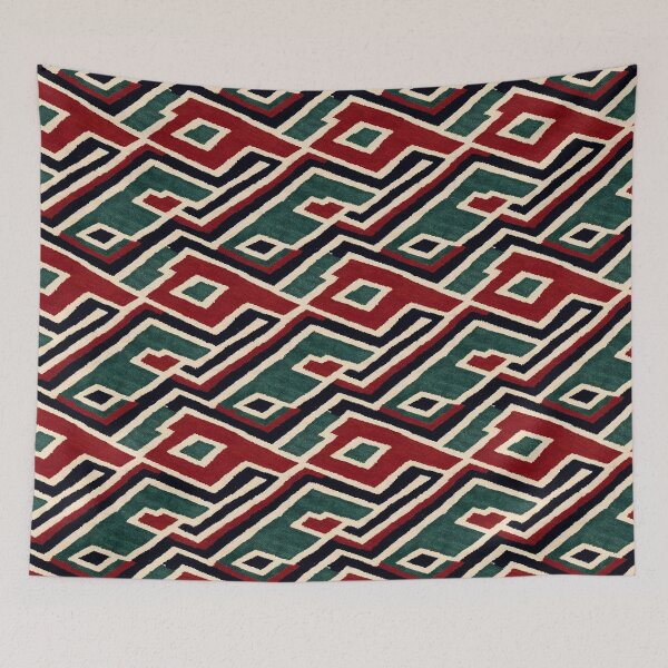 Item preview, Red and Green Geometric Pattern designed and sold by Quirki.