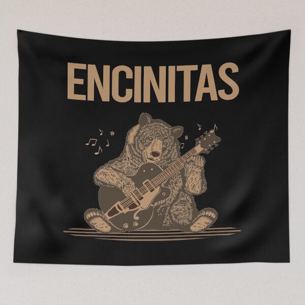 Item preview, Bear With Guitar Encinitas designed and sold by BloodMoneyTwit.