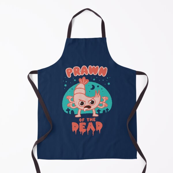 Item preview, Prawn of the Dead - movie pun kawaii style Halloween  designed and sold by WeirdPunderful.