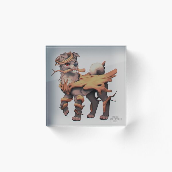 Item preview, Wooden dog (by Caro Comolli) designed and sold by HybridCraftAR.