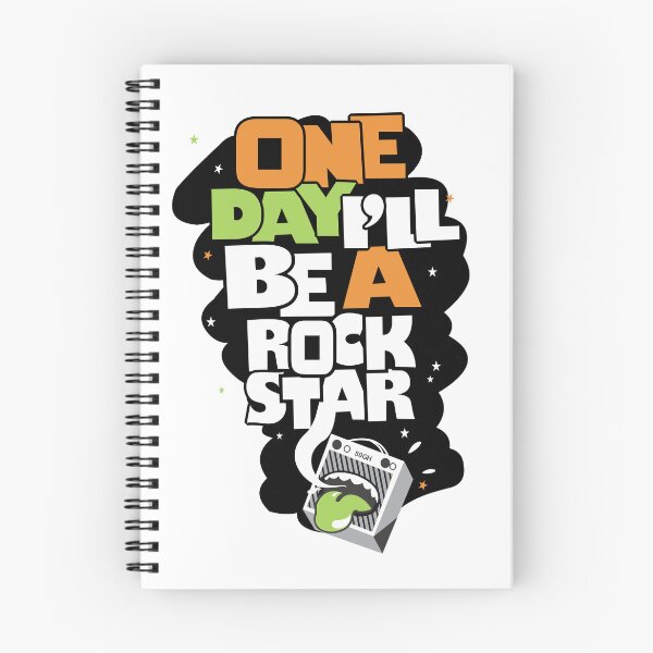 Item preview, One Day I'll Be A Rockstar Design designed and sold by msdesignclub.