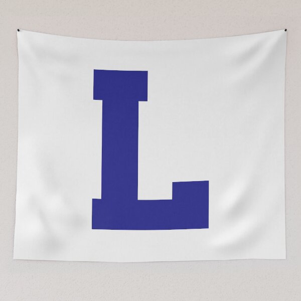 Item preview, Alphabet, Blue L, Sports letter L designed and sold by TheCultStuff.