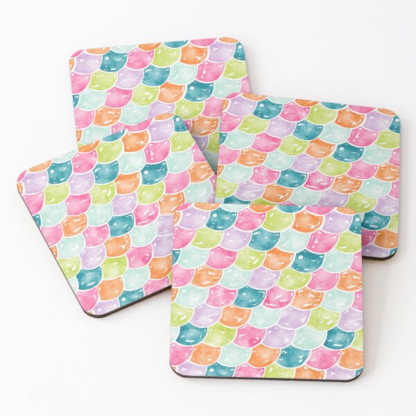 Item preview, Rainbow Mermaid Scales designed and sold by RebeccaFlaherty.