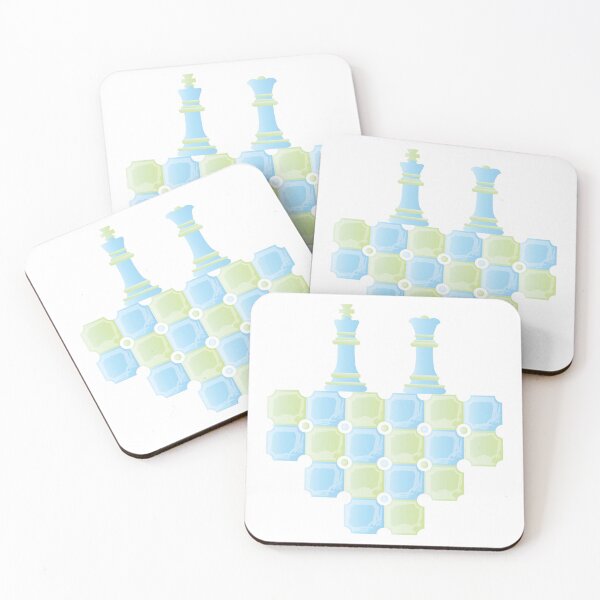 Item preview, Colorful Chess King, Queen, and Checkered Board designed and sold by iamKaye.