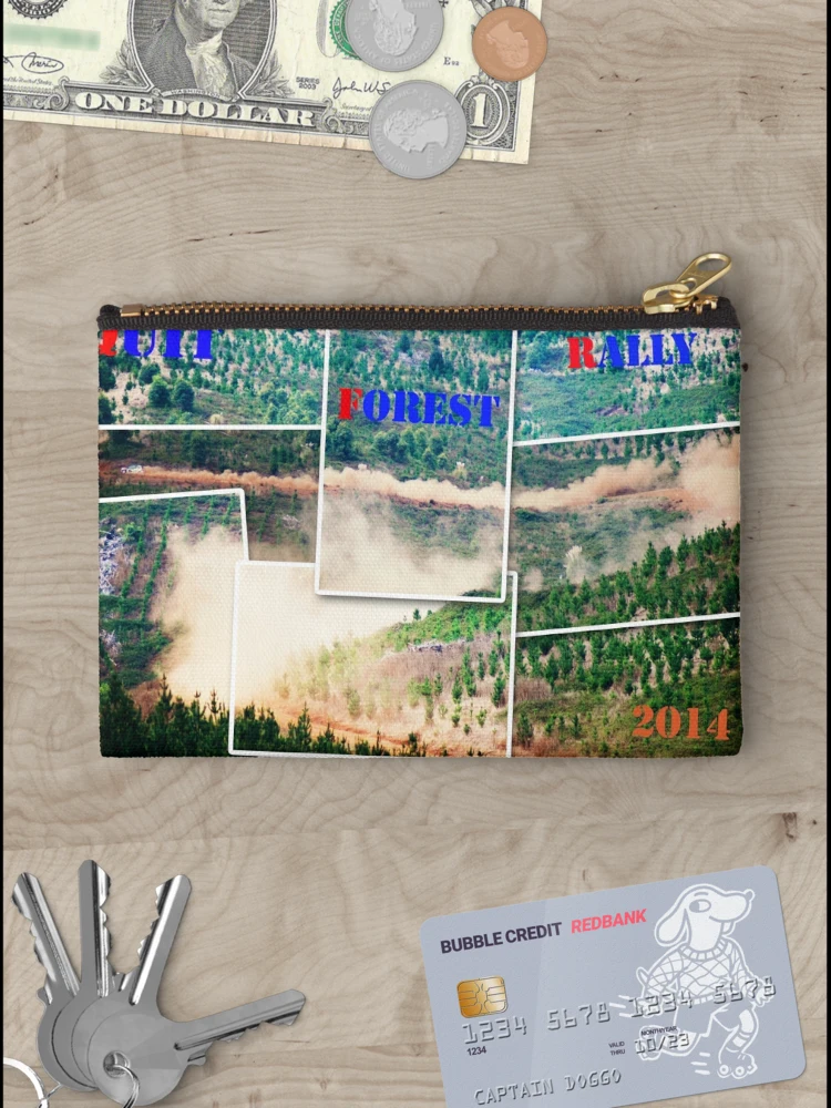 Thumbnail 3 of 4, Zipper Pouch, Forest Rally designed and sold by Peter Evans.