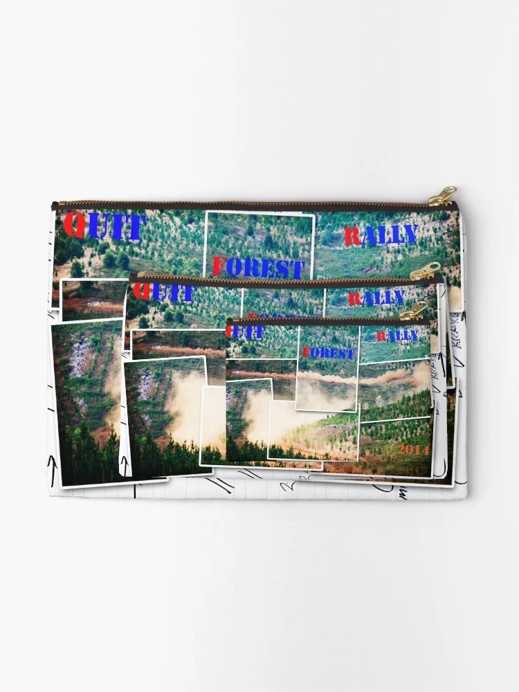 Thumbnail 2 of 4, Zipper Pouch, Forest Rally designed and sold by Peter Evans.