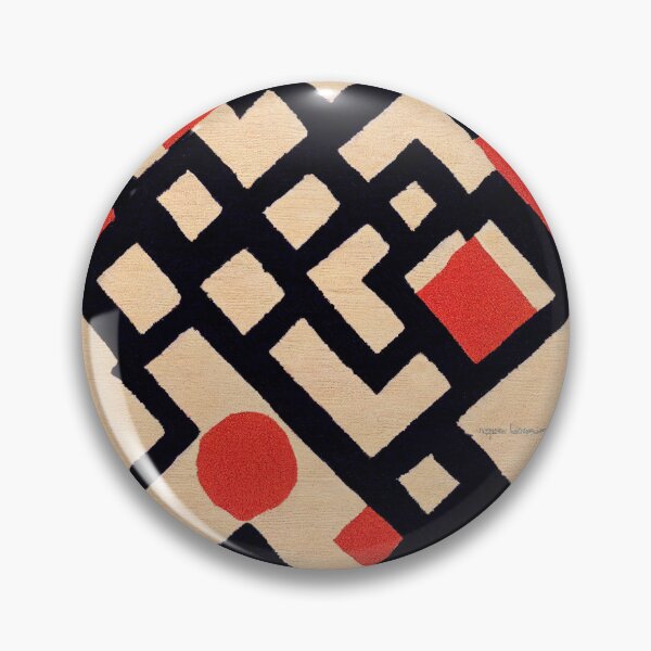 Item preview, Red and Cream Geometric Pattern designed and sold by Quirki.
