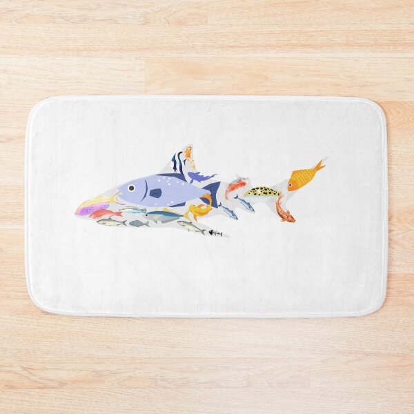 Item preview, Portrait,Stickers,Shark Wall Stickers,Home Decor,For Kids Rooms,Bathroom designed and sold by KAONZA.