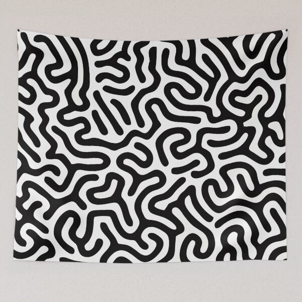 Item preview, black and white pattern designed and sold by tony4urban.