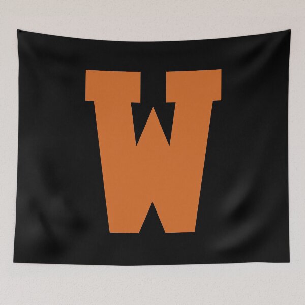 Item preview, Alphabet, Orange W, Sports letter W designed and sold by TheCultStuff.