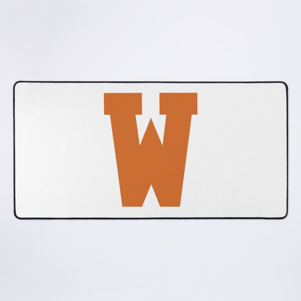 Item preview, Alphabet, Orange W, Sports letter W designed and sold by TheCultStuff.
