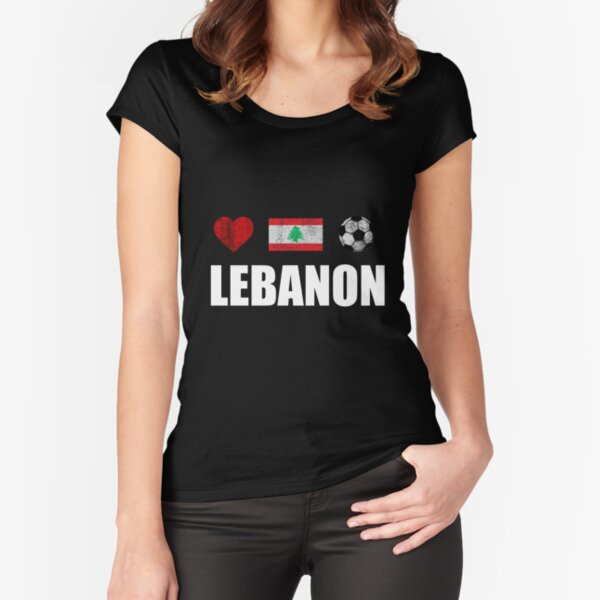 "Lebanon Football Shirt Lebanon Soccer Jersey" Tshirt by ozziwar