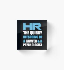 HUMAN RESOURCES Acrylic Block