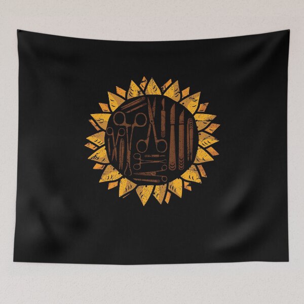 Item preview, Sunflower Injury Hippie Patient Surgeon Surgical Instruments designed and sold by DoSt-997.
