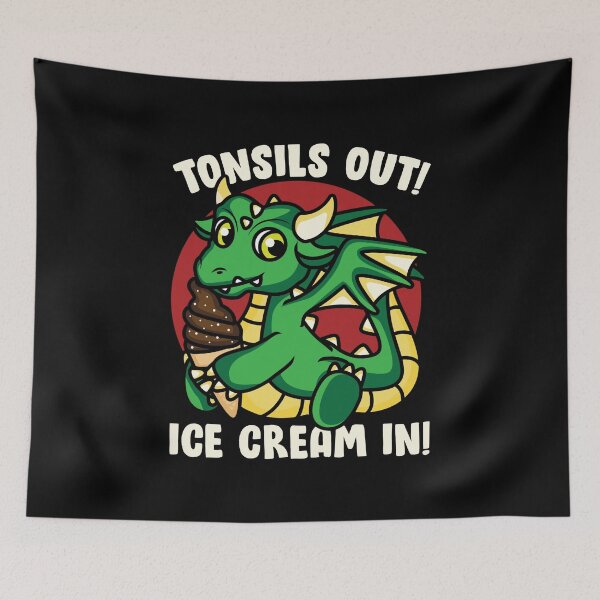 Item preview, Injury Dungeon Patient Dragon Lover Tonsil Surgery Ice Cream designed and sold by DoSt-997.