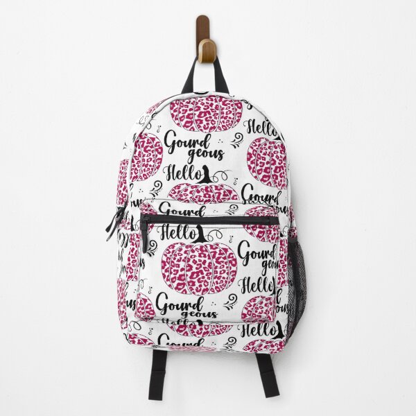 Item preview, Hello Gourdgeous Pretty Leopard Print Fall Pumpkin - Dark Pink designed and sold by PearlMoonGrapes.