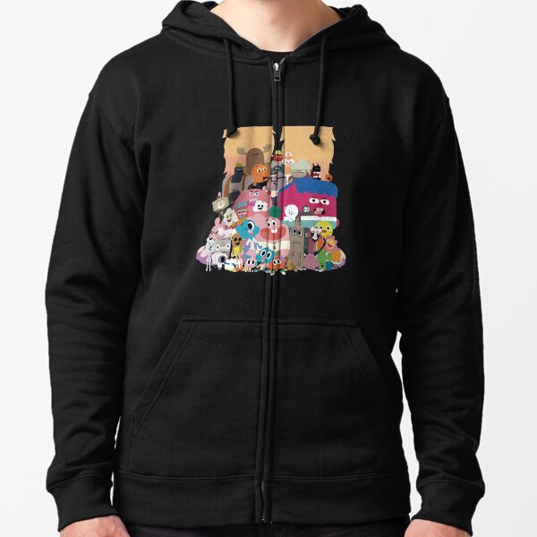 The amazing world of Gumball Zipped Hoodie