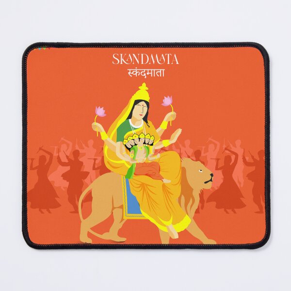 Item preview, Shubh Navratri Poster (Skandmata) - Day- 5 designed and sold by Aislling.