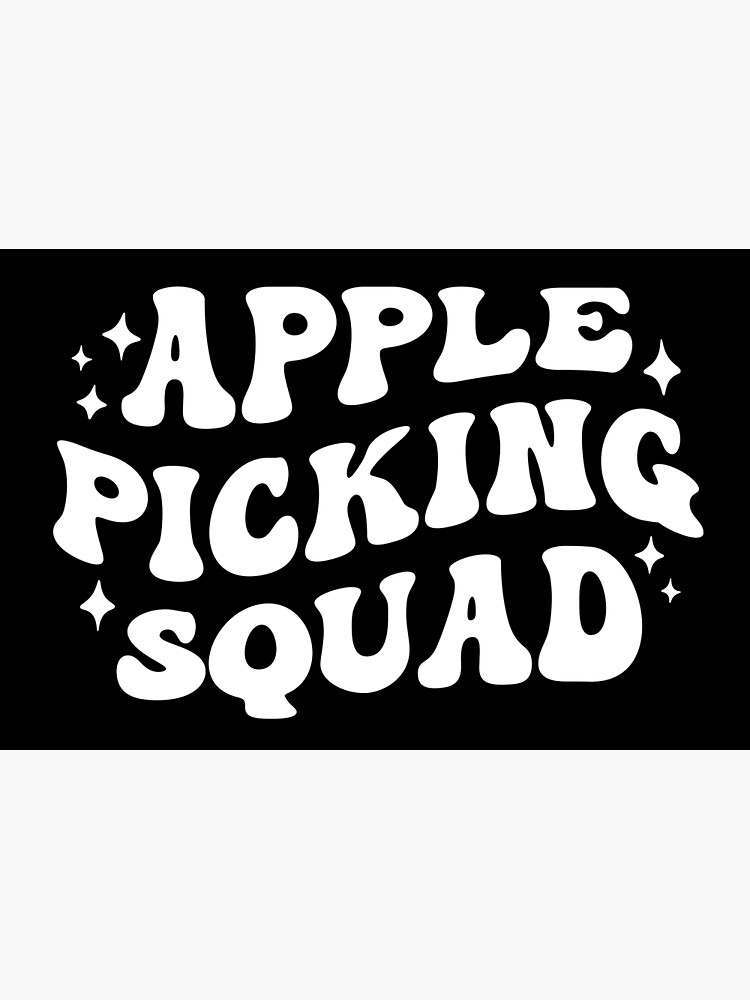 Disover Apple picking squad Apple harvest festival Premium Matte Vertical Poster