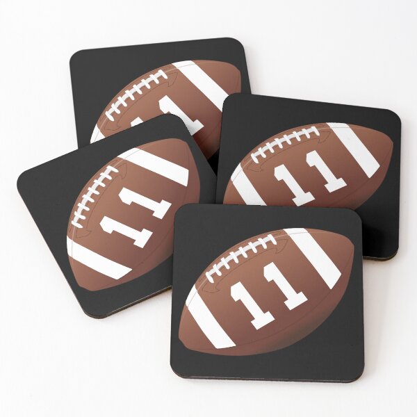 Artikelvorschau, American-Football-Ball Nummer 11, elf entworfen und verkauft von TheCultStuff.