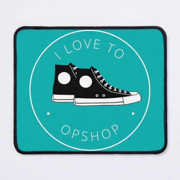 Item preview, I Love To Op Shop Sneakers Design designed and sold by FunSheTees.