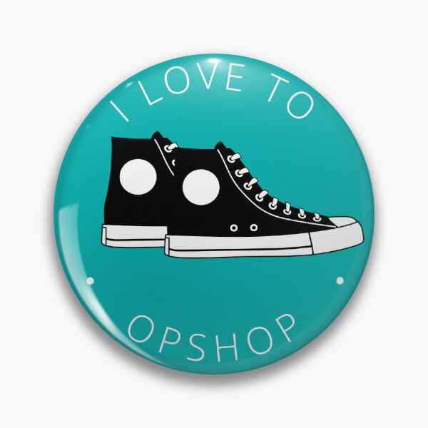 Item preview, I Love To Op Shop Sneakers Design designed and sold by FunSheTees.