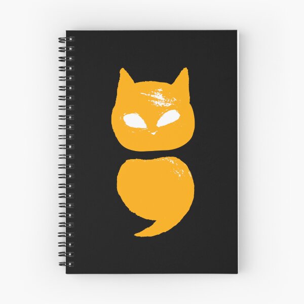 Item preview, Semicolon Cat designed and sold by THROUGH-LIFE.