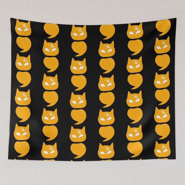 Item preview, Semicolon Cat designed and sold by THROUGH-LIFE.