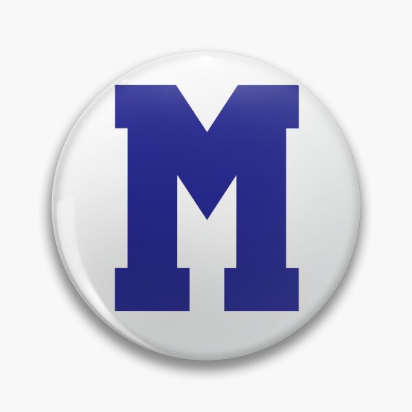 Item preview, Alphabet, Blue M, Sports letter M designed and sold by TheCultStuff.